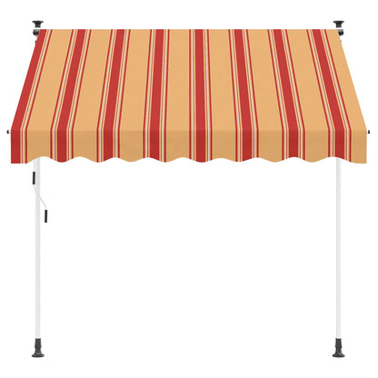 Manual Retractable Awning Multicolour 150 x 115 x 300 cm