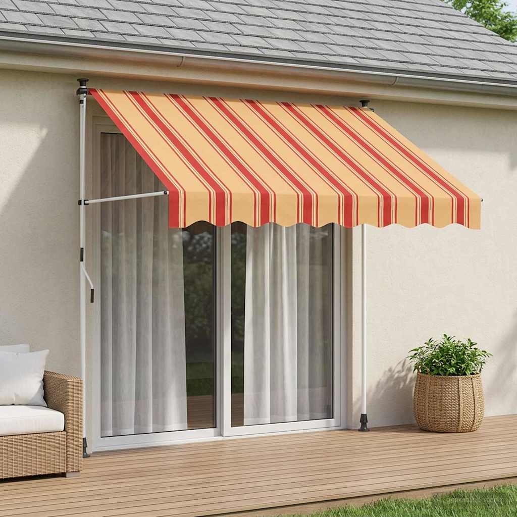 Manual Retractable Awning Multicolour 250 x 115 x 300 cm