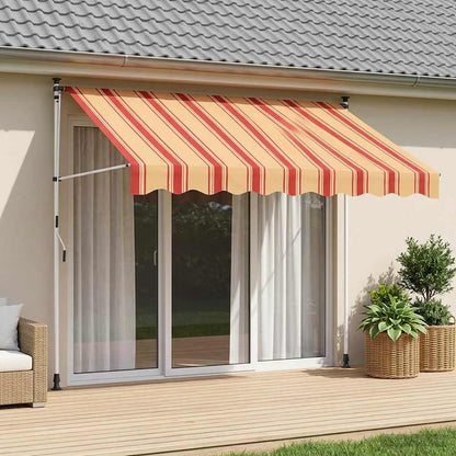 Manual Retractable Awning Multicolour 350 x 115 x 300 cm