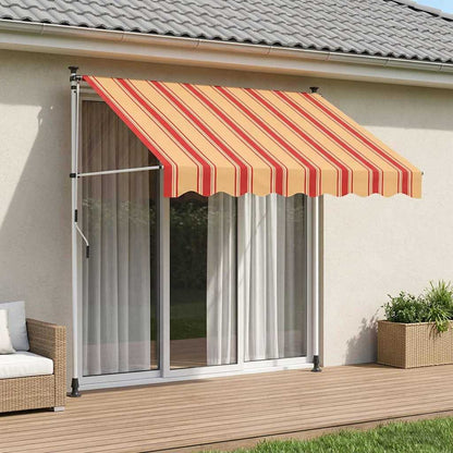 Manual Retractable Awning Multicolour 400 x 115 x 300 cm