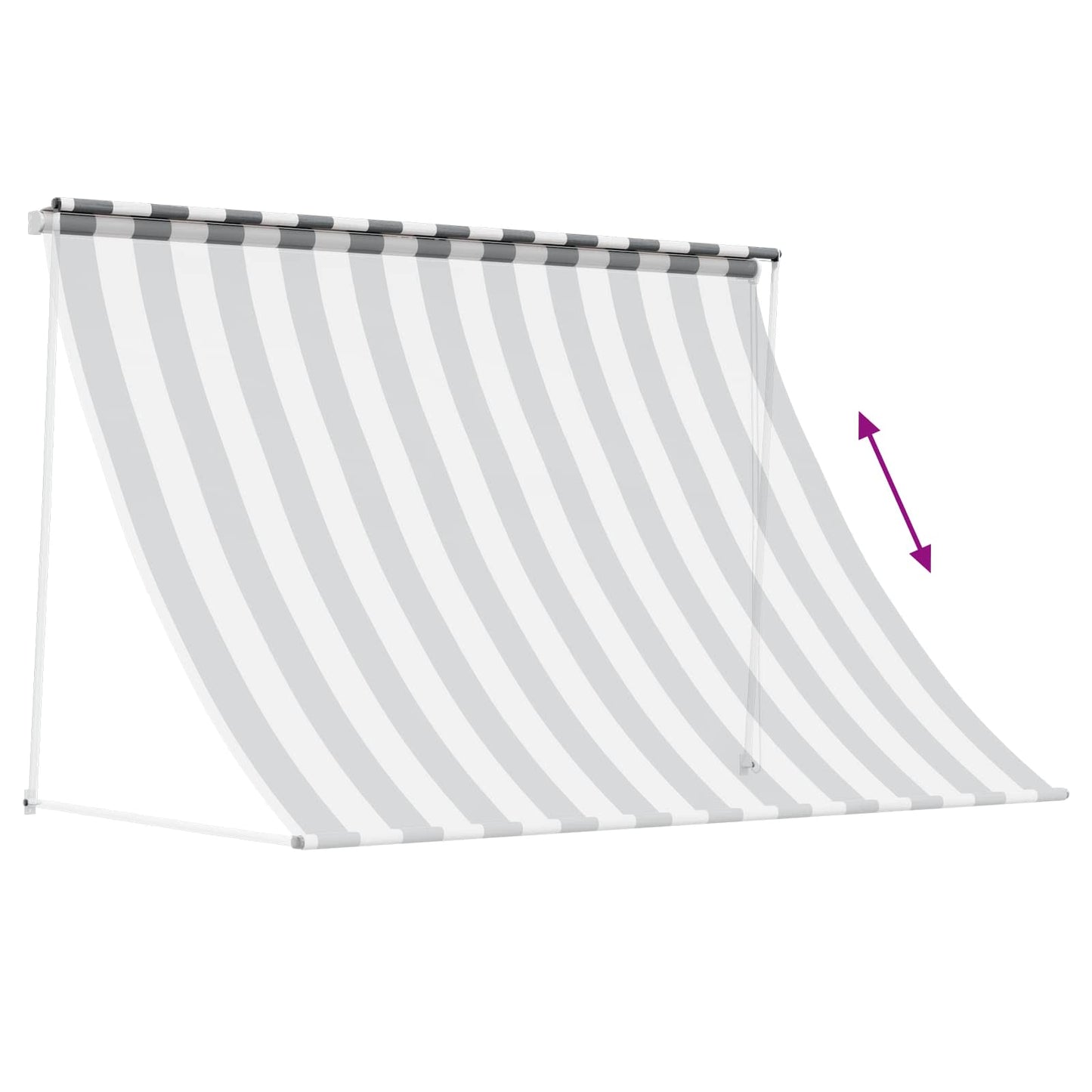 Awning Anthracite and White 200 x 150 cm
