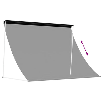 Awning Black 150 x 150 cm 180 g / m² Polyester with PU Coated