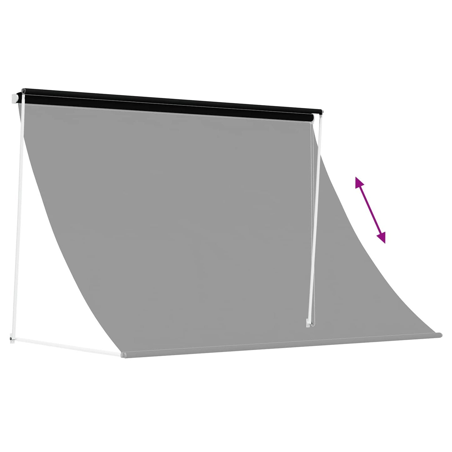 Awning Black 300 x 150 cm 180 g / m² Polyester with PU Coated