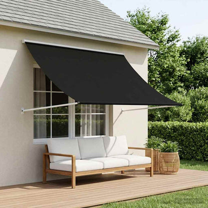 Awning Black 350 x 150 cm 180 g / m² Polyester with PU Coated