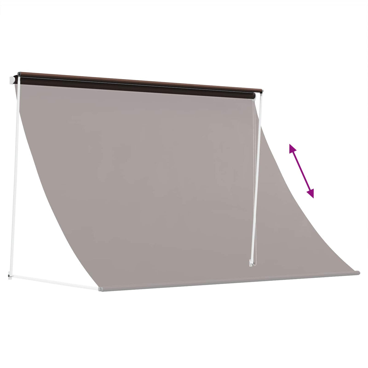 Awning Brown 300 x 150 cm 180 g / m² Polyester with PU Coated