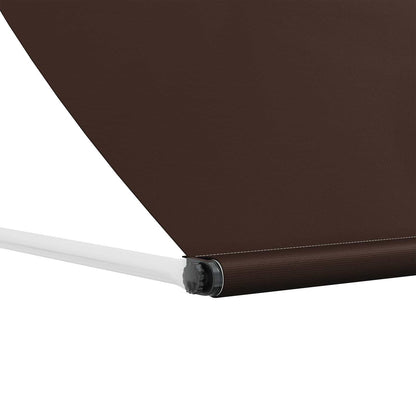 Awning Brown 400 x 150 cm 180 g / m² Polyester with PU Coated