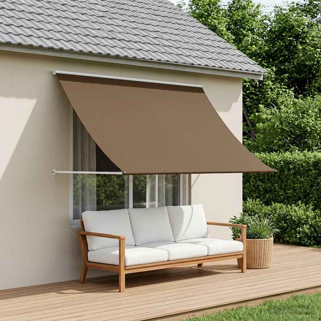 Awning Taupe 100 x 150 cm 180 g / m² Polyester with PU Coated