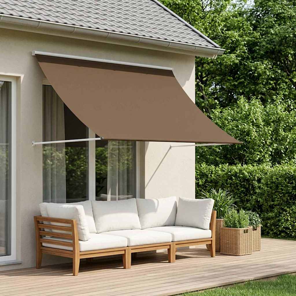 Awning Taupe 150 x 150 cm 180 g / m² Polyester with PU Coated