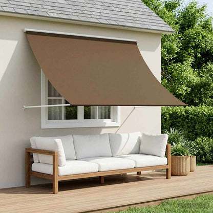 Awning Taupe 250 x 150 cm 180 g / m² Polyester with PU Coated