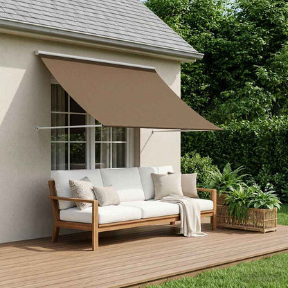 Awning Taupe 300 x 150 cm 180 g / m² Polyester with PU Coated