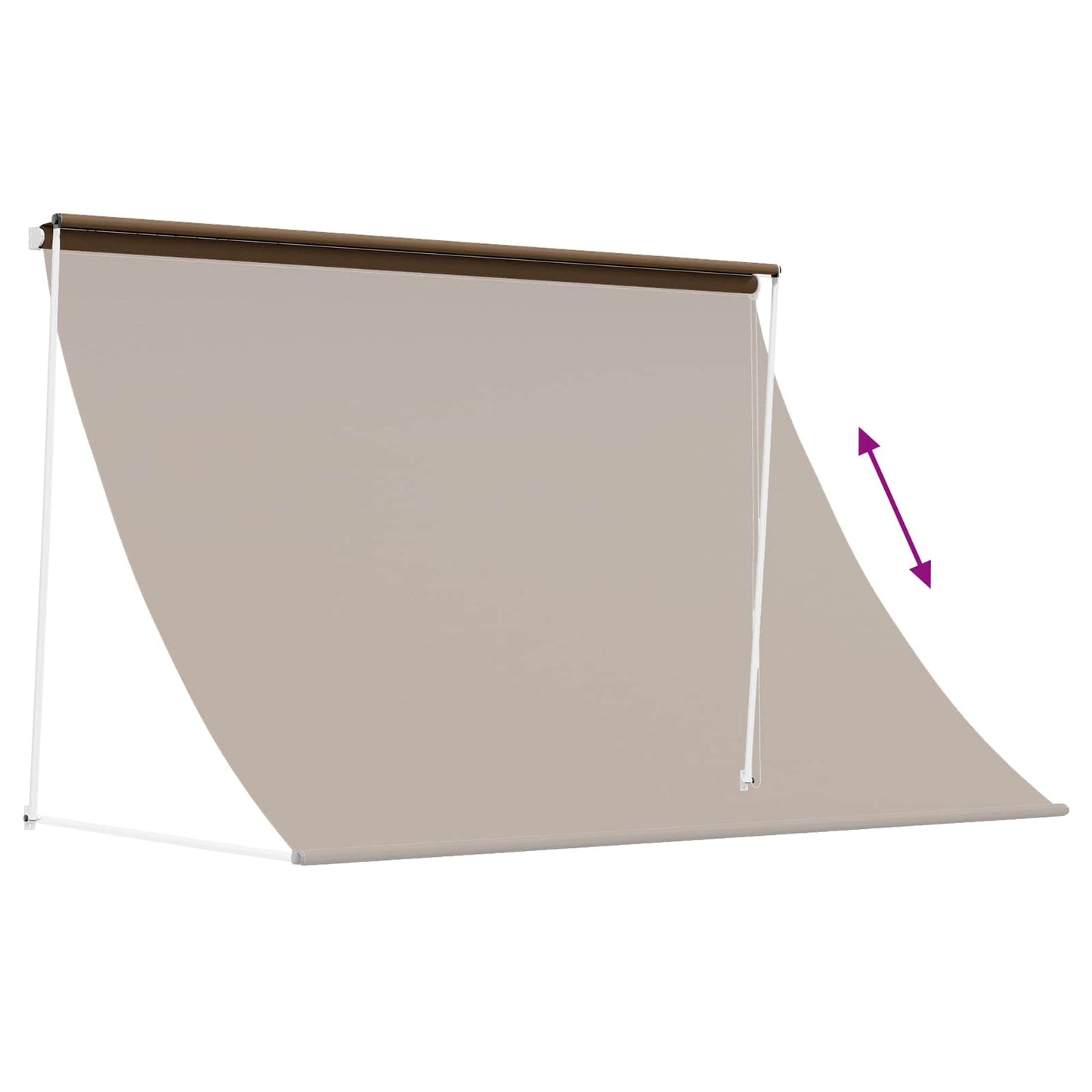 Awning Taupe 350 x 150 cm 180 g / m² Polyester with PU Coated