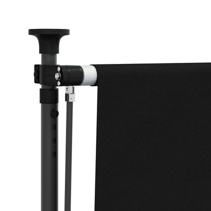 Outdoor Roller Blind Black 100 x 270 cm