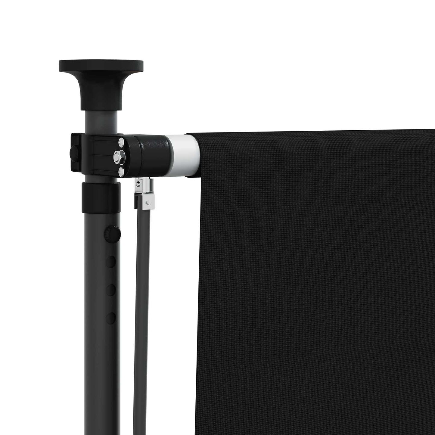 Outdoor Roller Blind Black 150 x 270 cm
