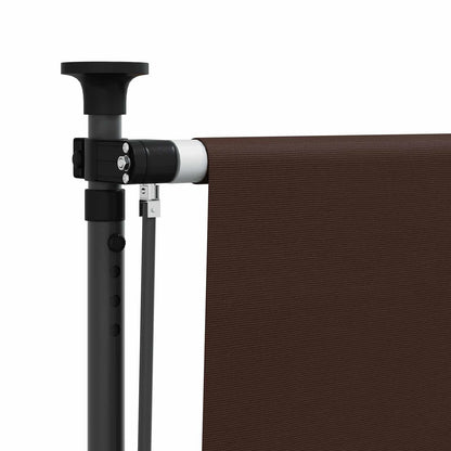 Outdoor Roller Blind Brown 100 x 270 cm
