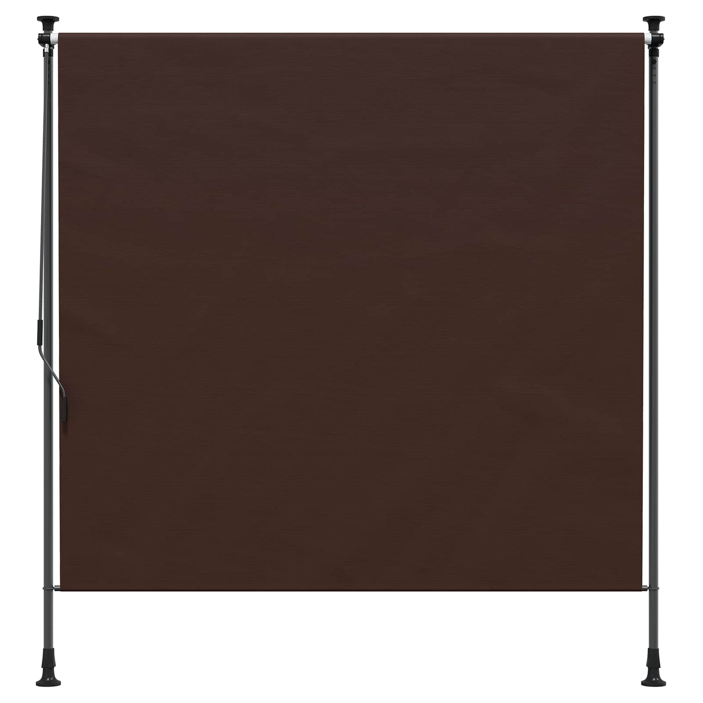 Outdoor Roller Blind Brown 120 x 270 cm