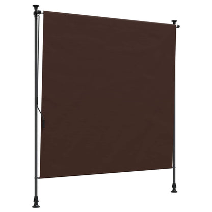 Outdoor Roller Blind Brown 200 x 270 cm