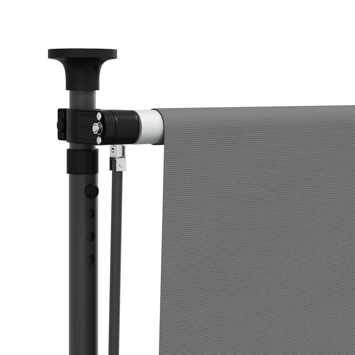 Outdoor Roller Blind Light Grey 100 x 270 cm