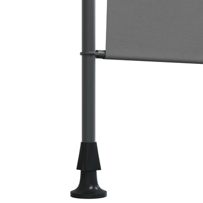 Outdoor Roller Blind Light Grey 100 x 270 cm