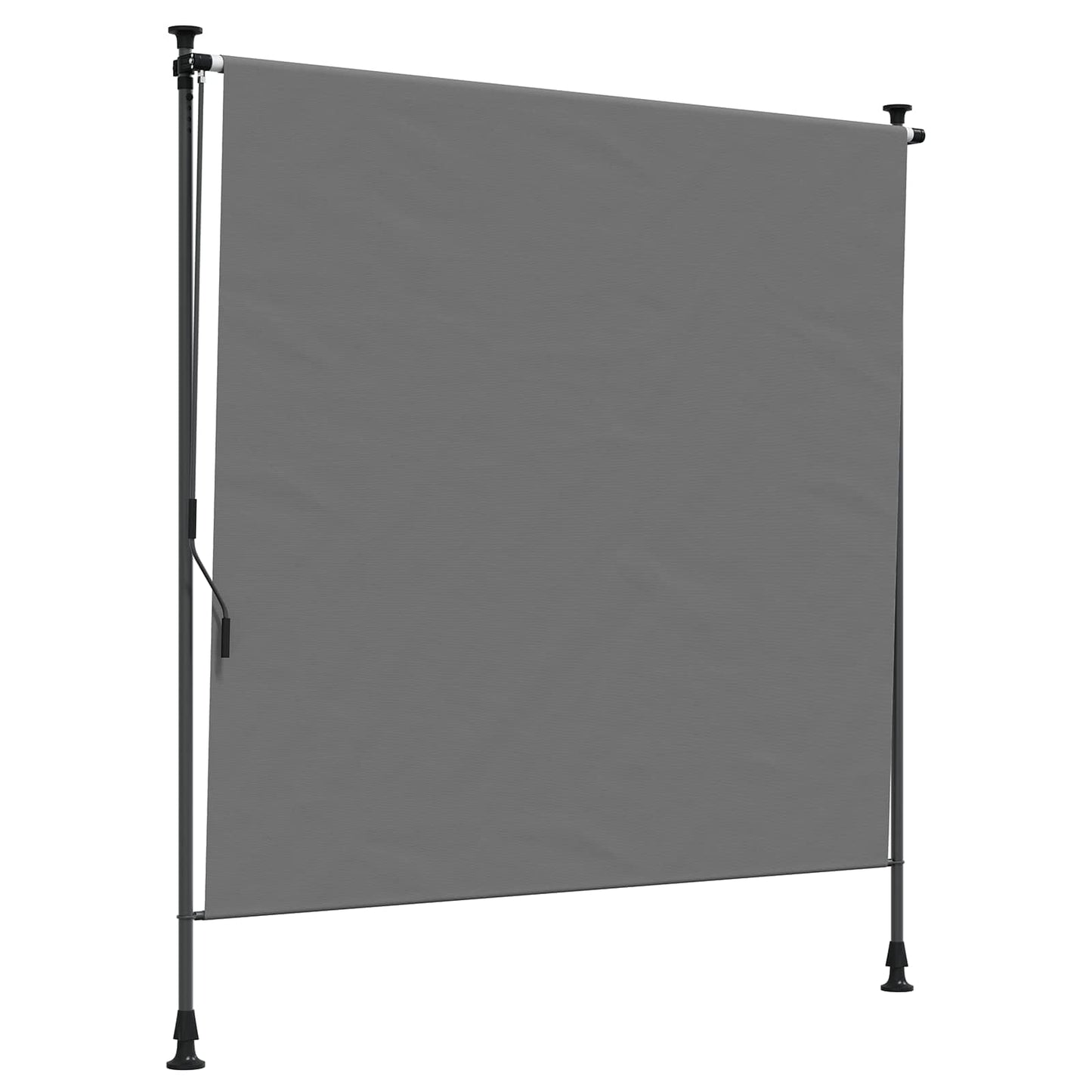 Outdoor Roller Blind Light Grey 200 x 270 cm