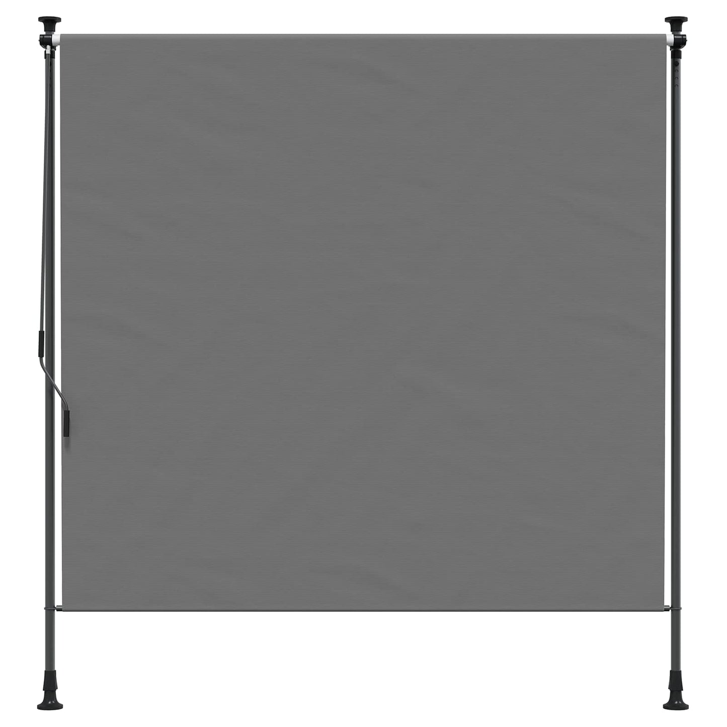 Outdoor Roller Blind Light Grey 200 x 270 cm