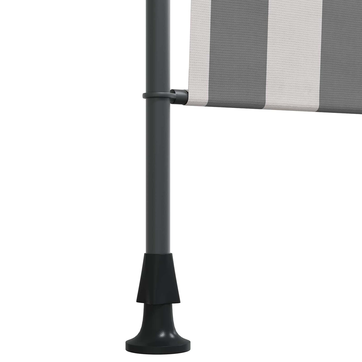 Outdoor Roller Blind Anthracite and White 100 x 270 cm