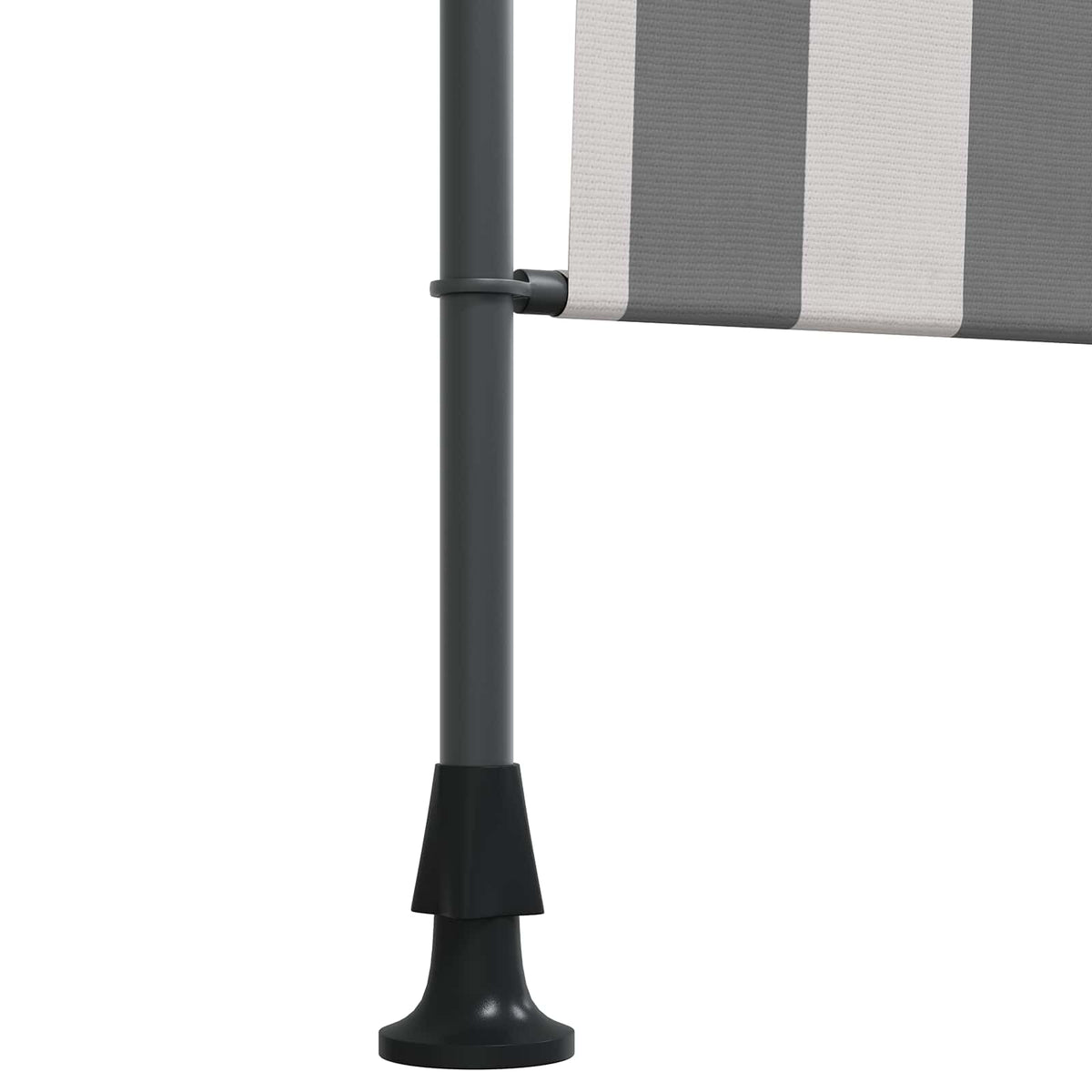 Outdoor Roller Blind Anthracite and White 120 x 270 cm