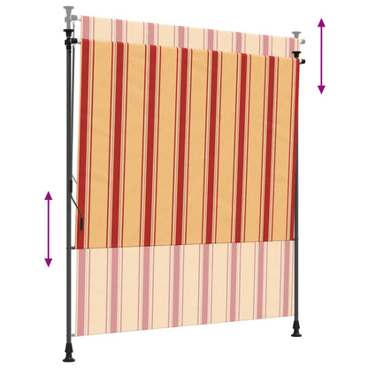 Outdoor Roller Blind Multicolour 100 x 270 cm