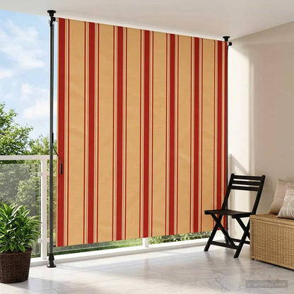 Outdoor Roller Blind Multicolour 120 x 270 cm
