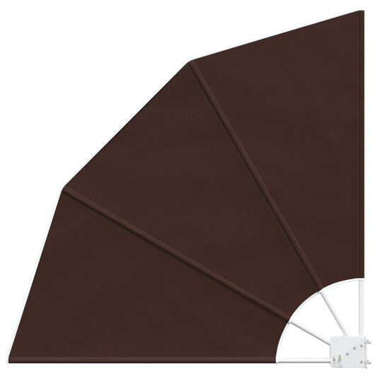 Balcony Privacy Screen 210 x 210 cm Polyester Brown