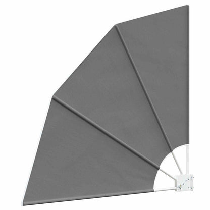 Balcony Privacy Screen 210 x 210 cm Polyester Light Grey