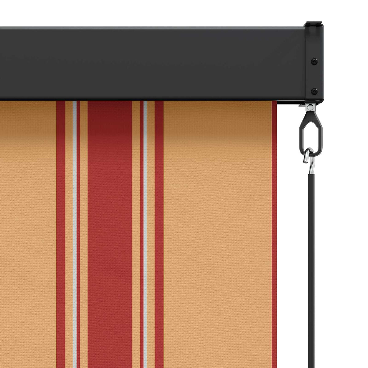 Roller Blind Multicolour 140 x 250 cm Fabric and Aluminum