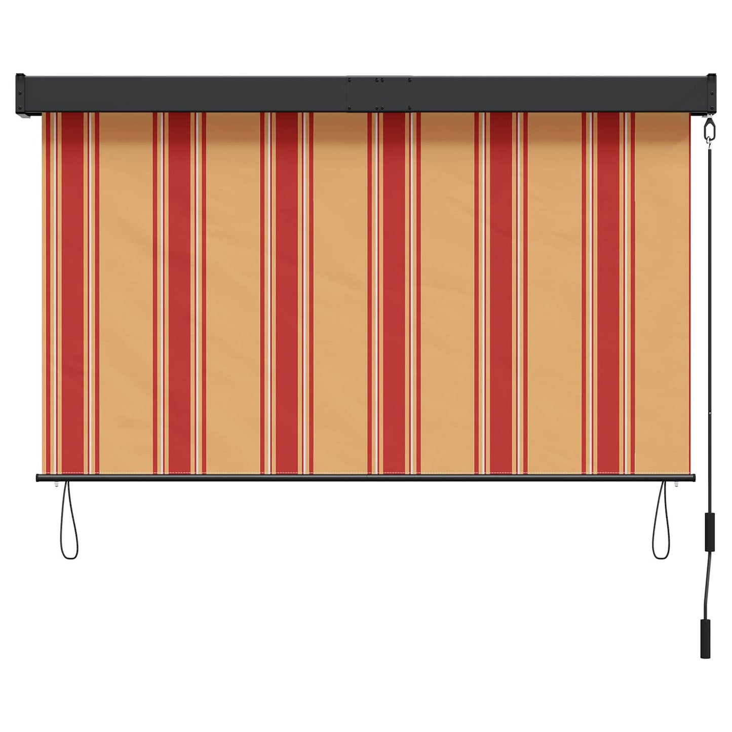 Roller Blind Multicolour 160 x 250 cm Fabric and Aluminum