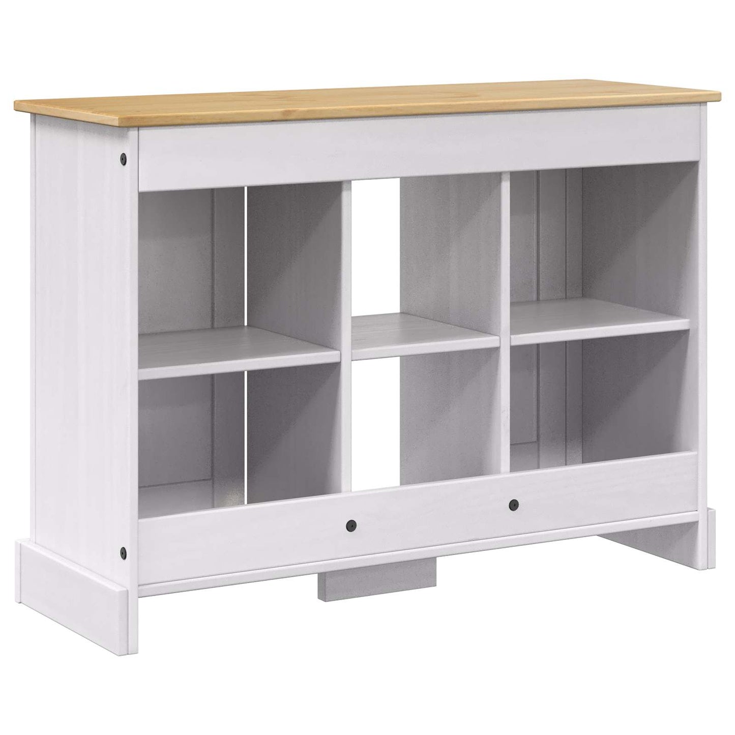 Aquarium Stand CORONA White and Brown 101.5 x 37 x 73 cm 300 kg