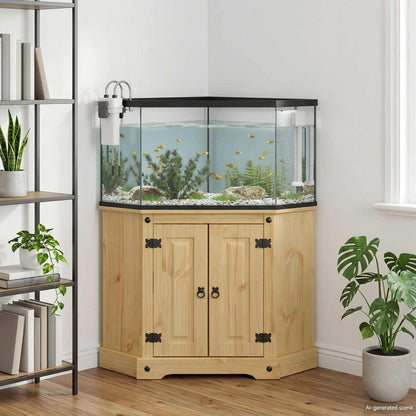 Aquarium Stand CORONA Brown 70 x 70 x 73 cm 300 kg