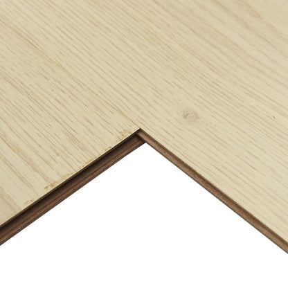Laminate Flooring 5 pcs Soft Beige 101 x 20 x 0.8 cm