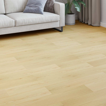 Laminate Flooring 5 pcs Soft Beige 101 x 20 x 0.8 cm