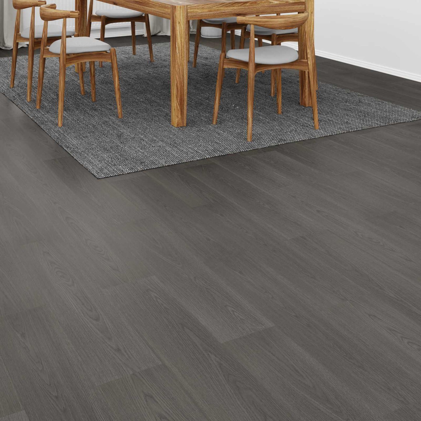 Laminate Flooring 5 pcs Warm Grey 101 x 20 x 0.8 cm