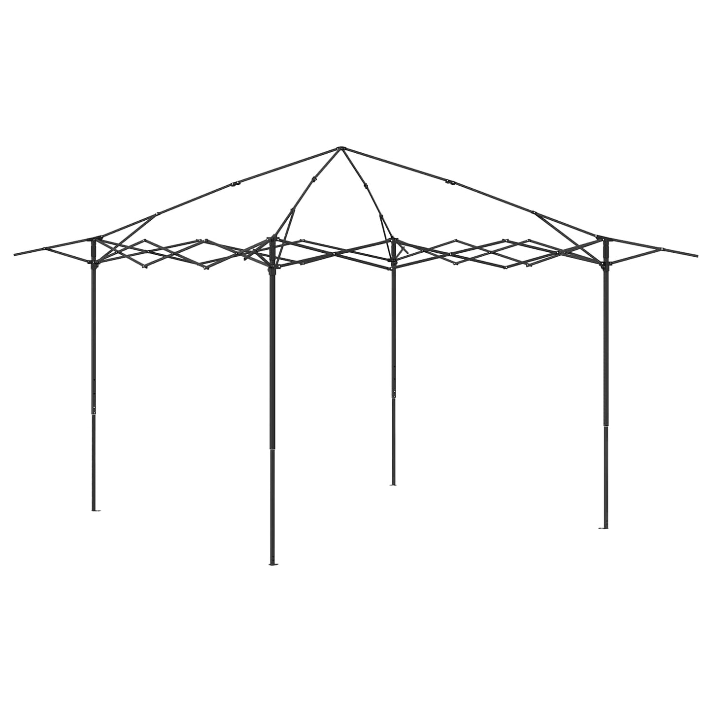 Gazebo with 4 Sidewalls 4 x 4 m Beige and Brown
