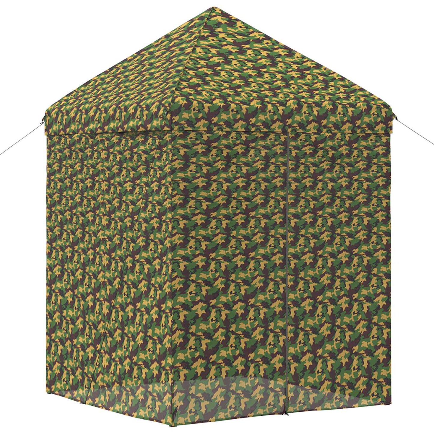Canopy Tent with 4 Sidewalls 2.9 x 2.9 m Army Camouflage