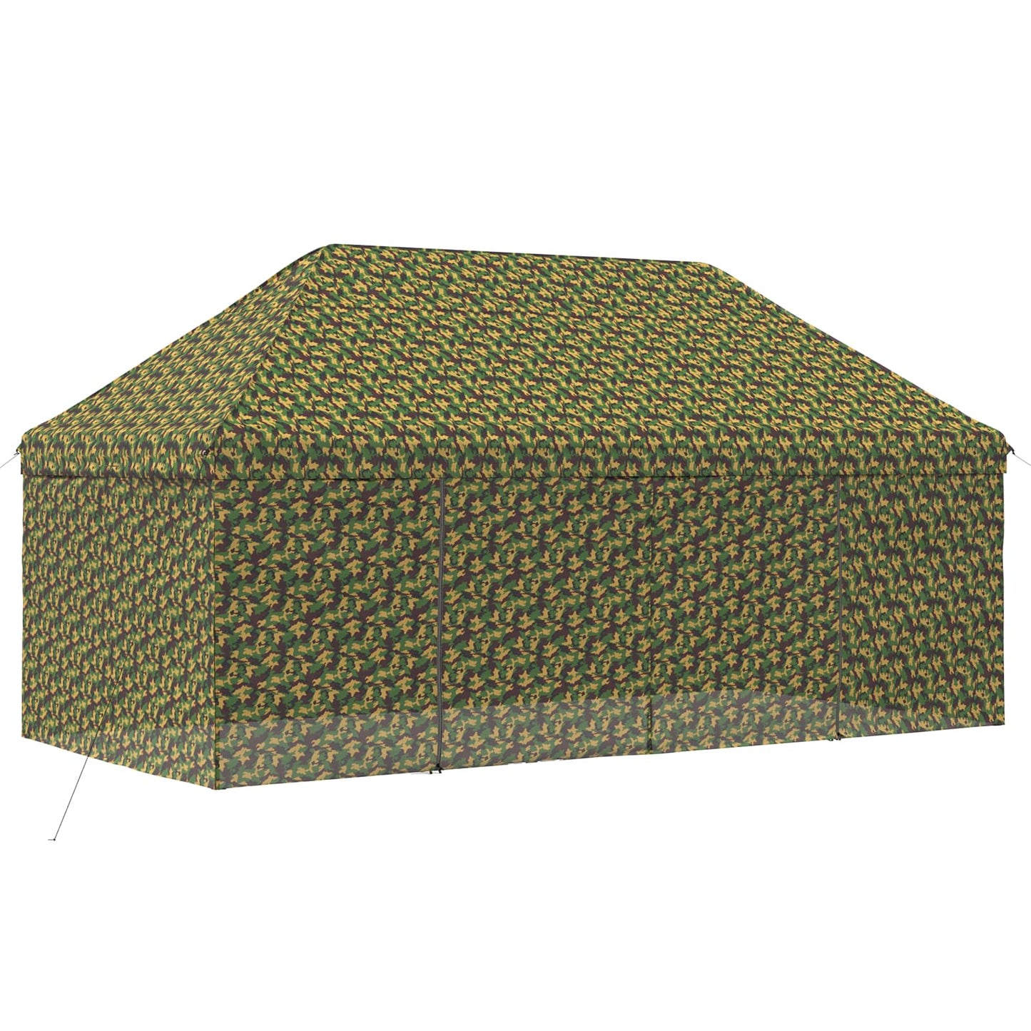 Canopy Tent with 4 Sidewalls 2.9 x 5.8 m Army Camouflage