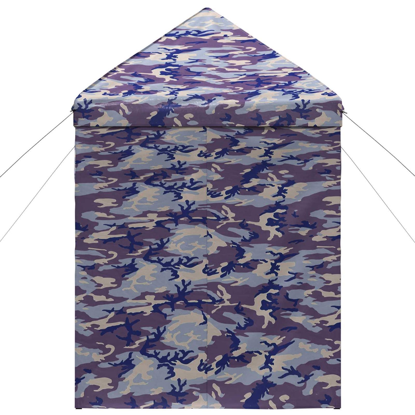 Pop-up Gazebo with 4 Sidewalls 2.9 x 2.9 m Blue Camouflage