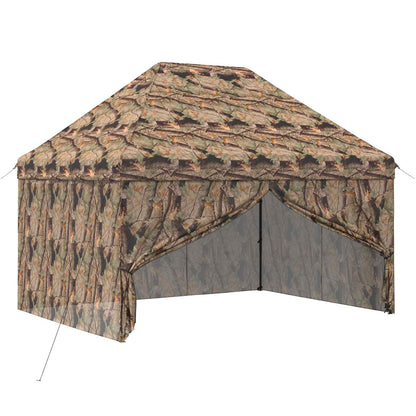 Pop-up Gazebo with 4 Sidewalls 3 x 4 m Forest Camouflage