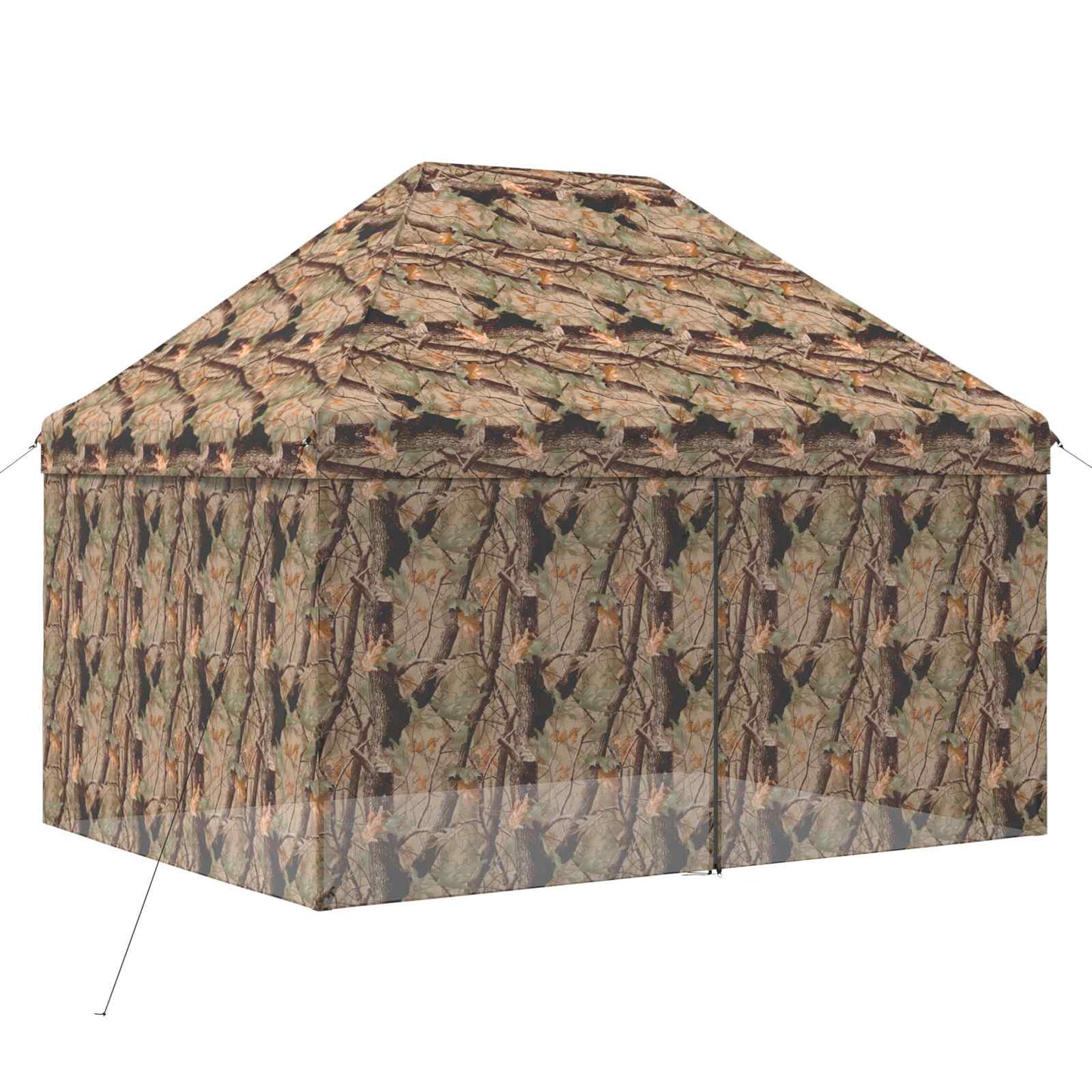 Pop-up Gazebo with 4 Sidewalls 3 x 4 m Forest Camouflage