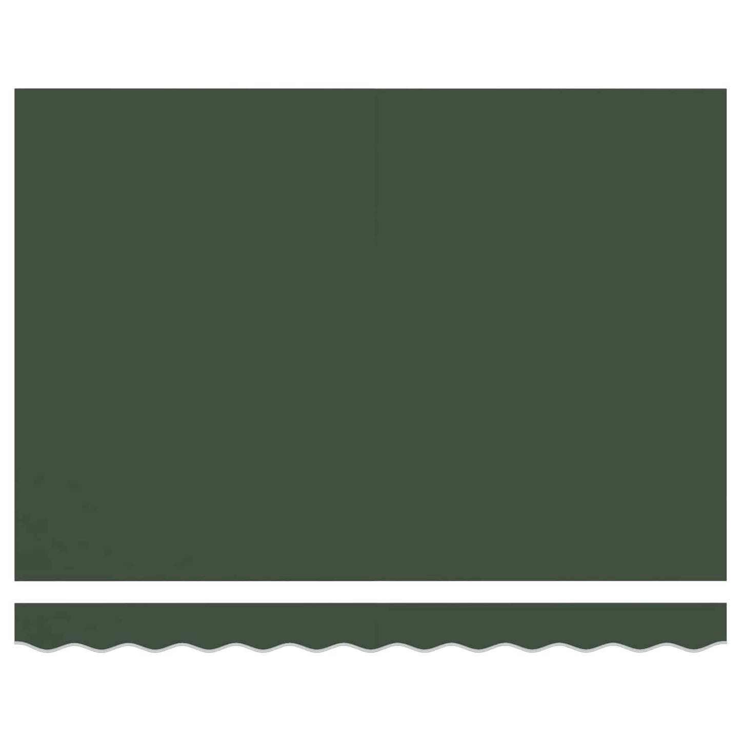 Awning Replacement Fabric Dark Green 2.5 x 2 m Polyester