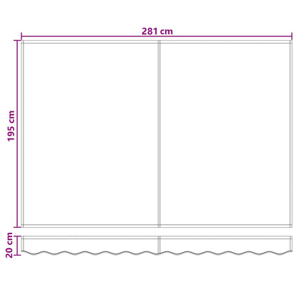 Awning Replacement Fabric Sand 3 x 2 m Polyester