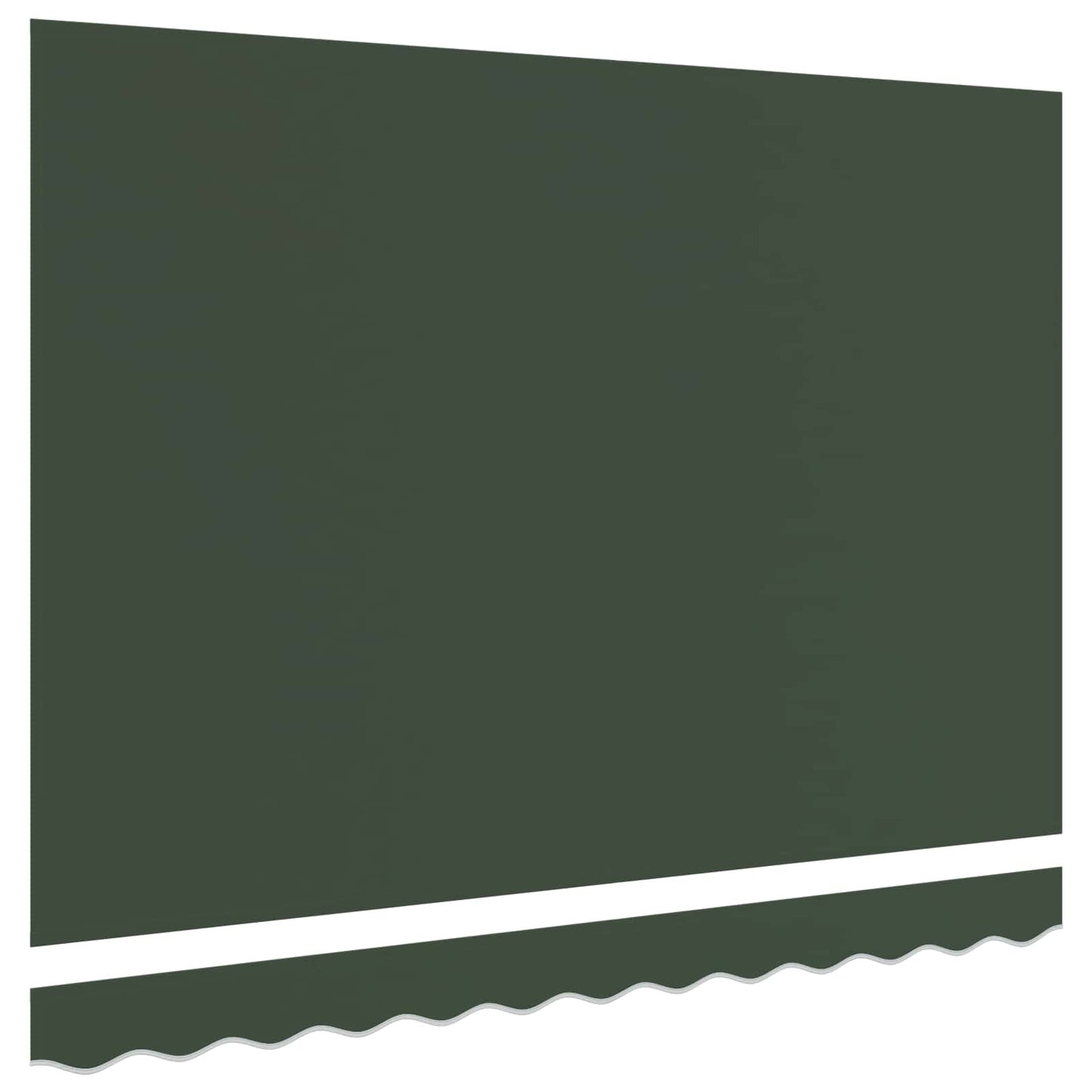 Awning Replacement Fabric Dark Green 5 x 3.5 m Polyester