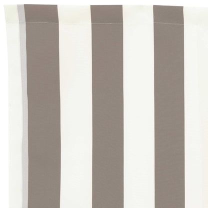 Awning Canopy Replacement for 6x3 m Light Grey&White Stripe