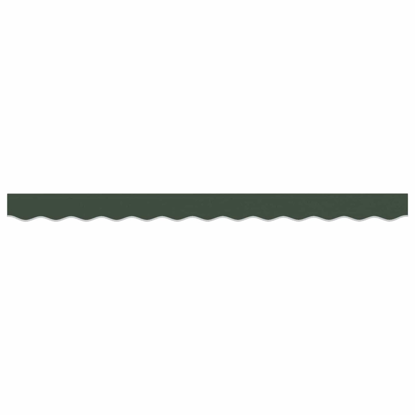 Awning Valance Replacement Dark Green 2.5 m Polyester