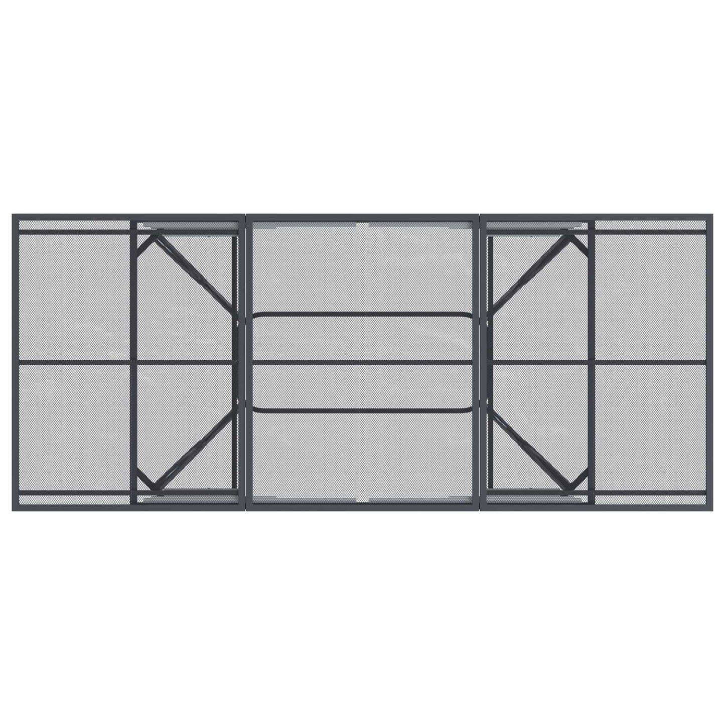 Garden Dining Set 7 pcs Anthracite 212 x 90 x 76 cm