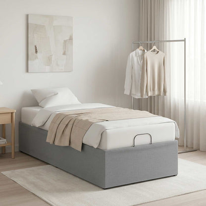 Electric Adjustable Bed Frame Light Grey 190 x 100 x 33.5 cm